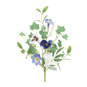 Mixed-petunia-pansy-spray-(set-of-6)-Artificial-Flowering-Plants