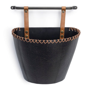 Iron-metal-wall-pocket-(set-of-2)-Decorative-Baskets-&-Storage