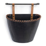 Iron metal wall pocket (set of 2)