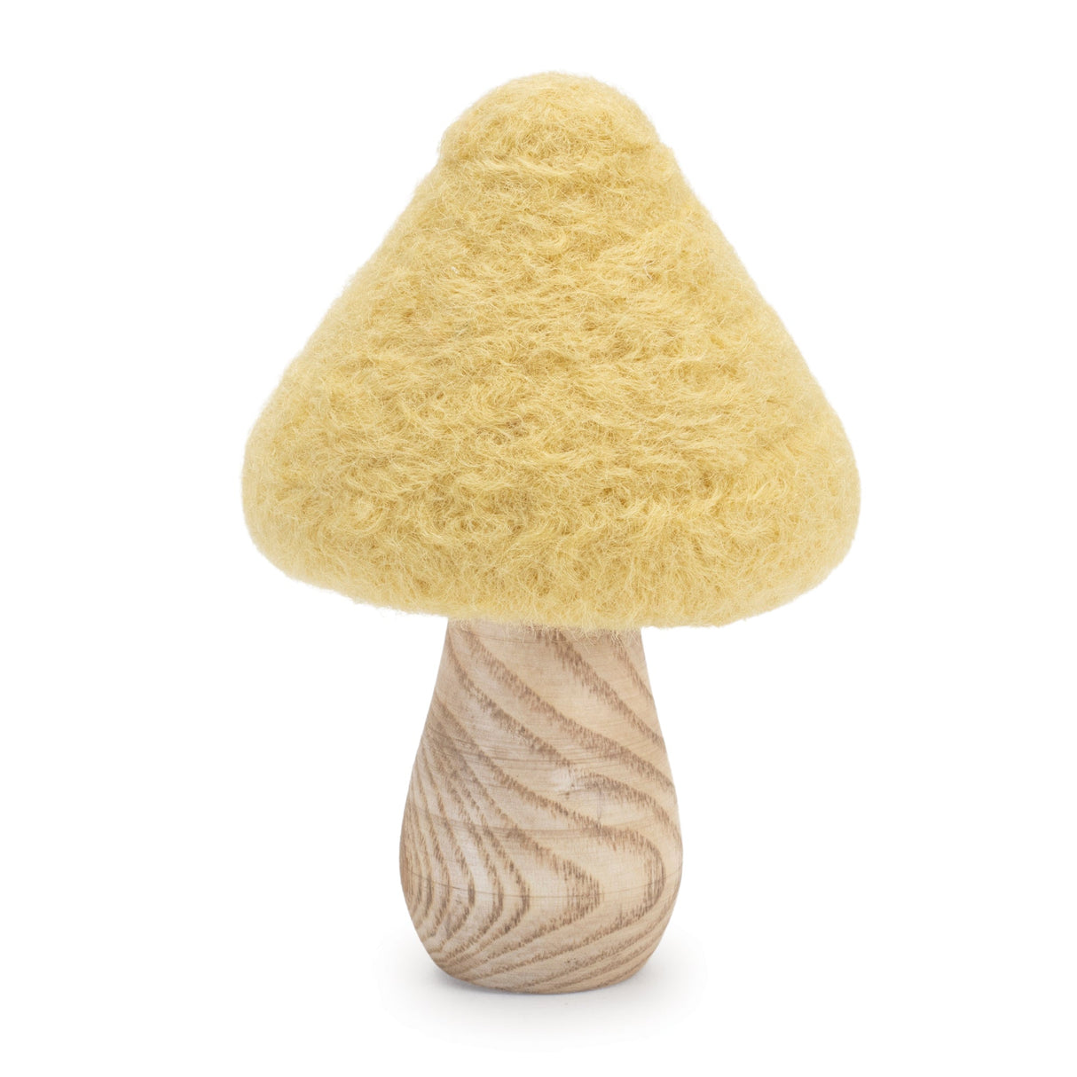 Felt Wood Mushroom Decor (Set of 24)