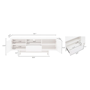 Ella - TV Stand With Adjustable Shelves