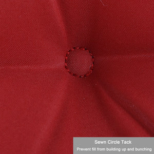 2-Piece High Back Patio Chair Cushion Set