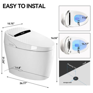 Smart Toilets with Heated Bidet Seat