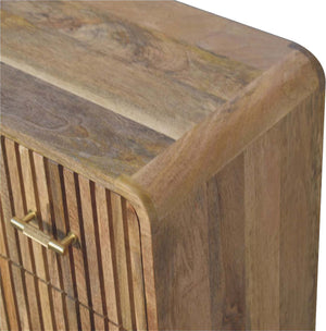 T Bar Ridged Chest - Brown
