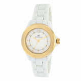 Bleuchamp Women's Ceramic LE Swiss Quartz Diamond Acct MOP Watch