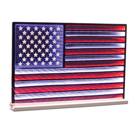 American flag ekko light display 23"l