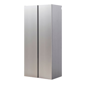 Nova Series - Garage Cabinet Set D, 3 Piece, Soft Closing, Wall Mounted - Metallic Gray