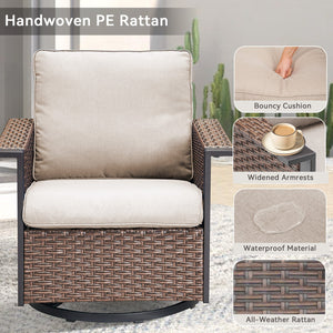 Outdoor Swivel Rocking Chairs
