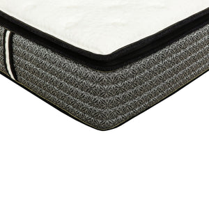 14" Premium Hybrid Mattress In A Box Plush Gel Memory Foam Top With Cooling Technology - Gray / White - Queen