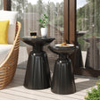 Modern-pedestal-side-table-set-Outdoor-Tables