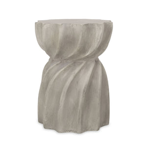 Modern Canis Side Table Outdoor Use - Gray