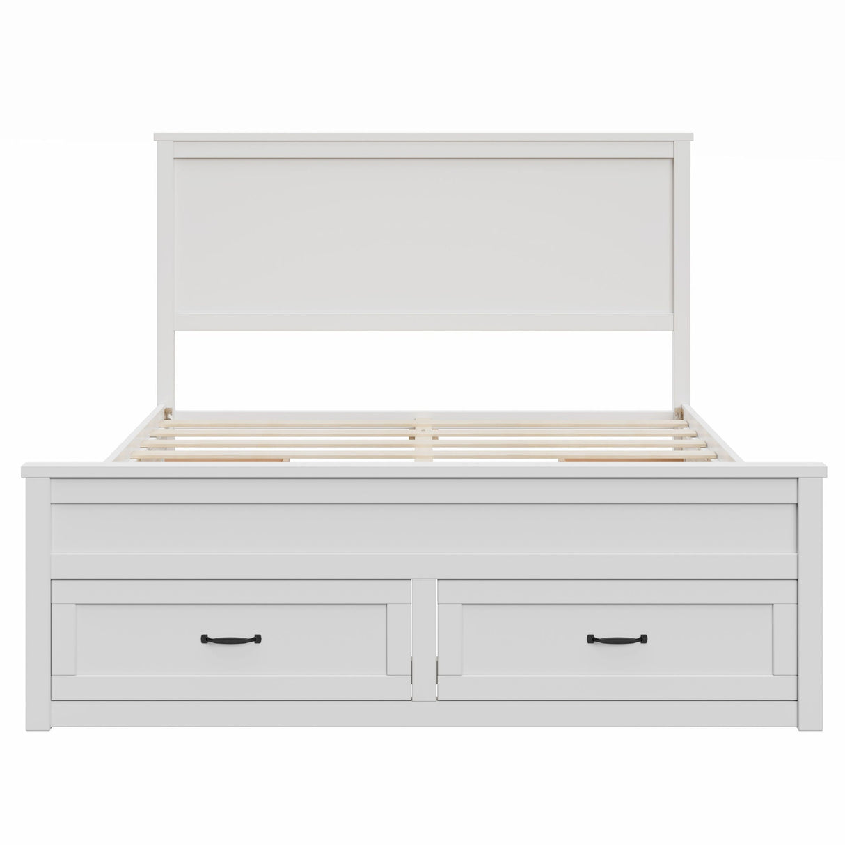 Modern Storage Platform Bed Frame With 6 Drawers