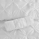 7 Piece Tufted Comforter Set White