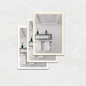 Bathroom Medicine Cabinet With Lights, LED Medicine Cabinet With Mirror, Lighted Medicine Cabinet With Defogger