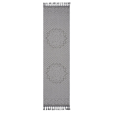 Naar guros collection medallion indoor/outdoor area rug