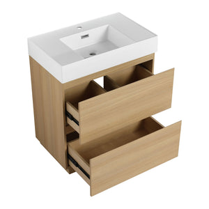 Modern Freestanding Bathroom Vanities With Single Sink Combo