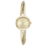 DKNY Women's Crosswalk Quartz Crystal Accented Bracelet Watch