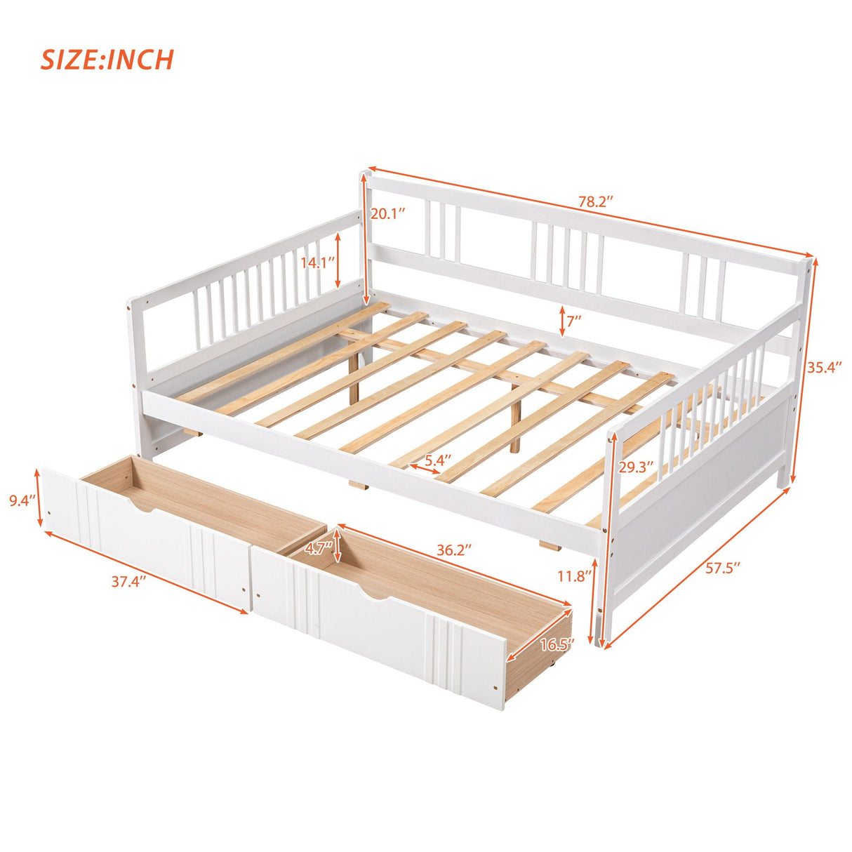 Multifunctional Modern Daybed