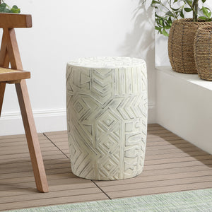 Rafi-MidCentury-Modern-Geometric-Drum-Garden-Stool-Outdoor-Tables