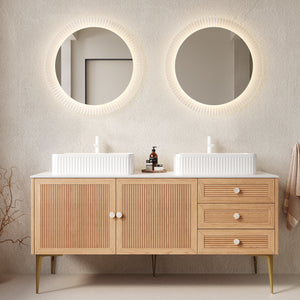 MUNIN 60" Bathroom Vanity with Sinks