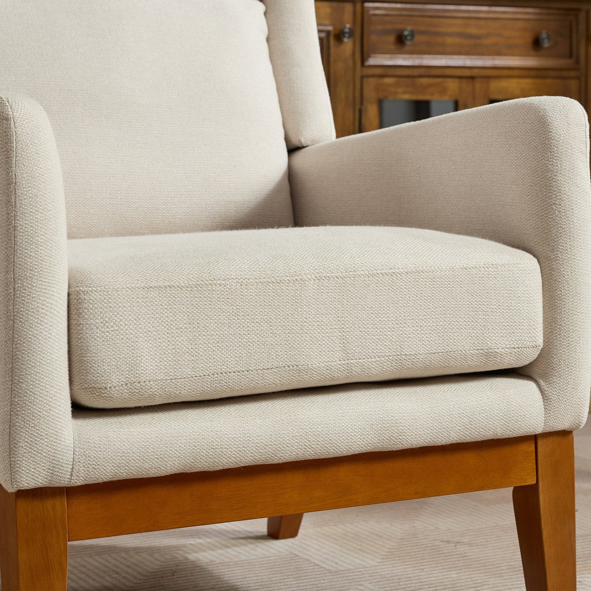Milstead Wide Modern Accent Chair