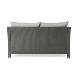 Contemporary ANTIBES Loveseat & Table Set