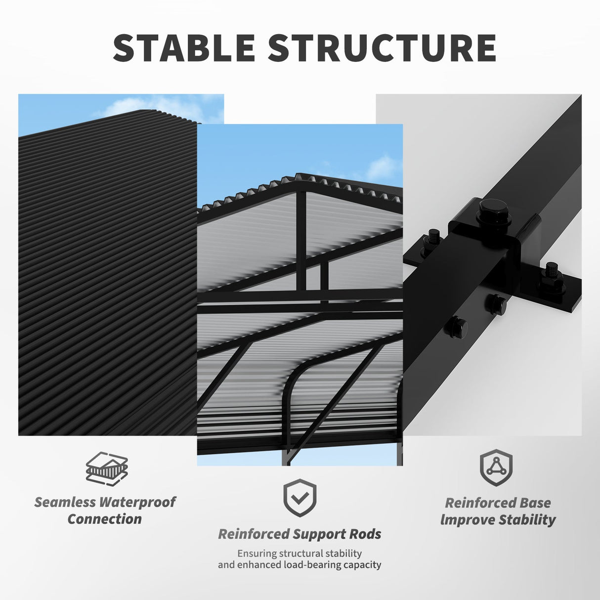 Heavy Duty Carport Canopy 20'X30'
