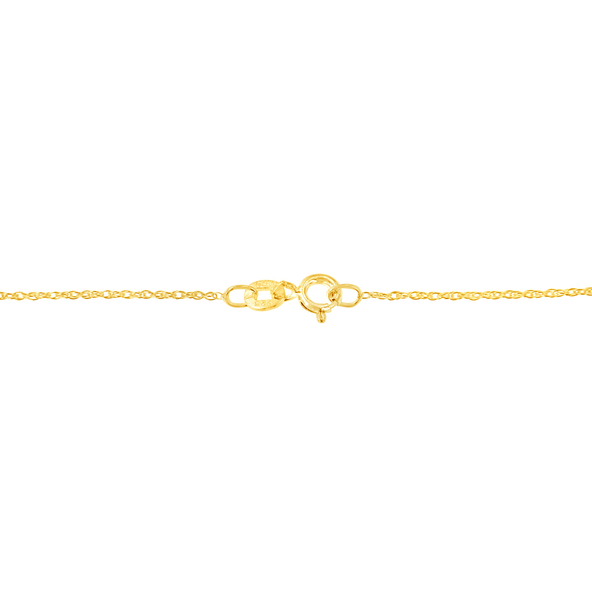 10K Yellow Gold 1/4 cttw Prong Set Round-Cut Diamond Open Heart 18" Pendant Necklace (K-L Color, I1-I2 Clarity)