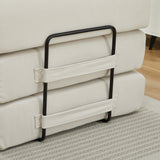 Folding Sofa Bed Convertible Couch with 2 Pillows