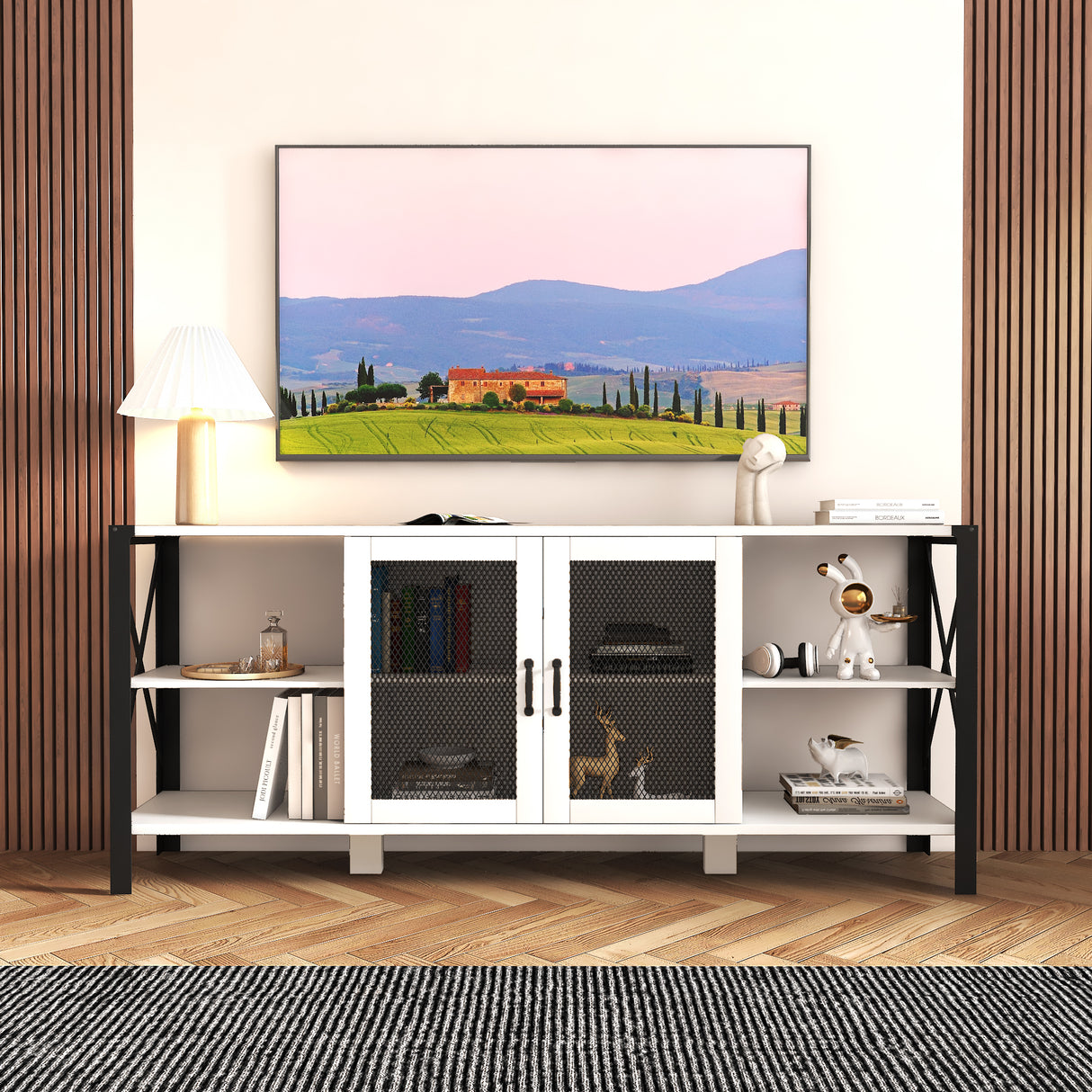 TV Stands for Living Room, Industrial TV Stand