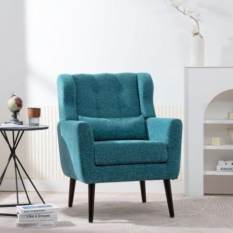 Modern Chenille Accent Chair with Ergonomic Comfort