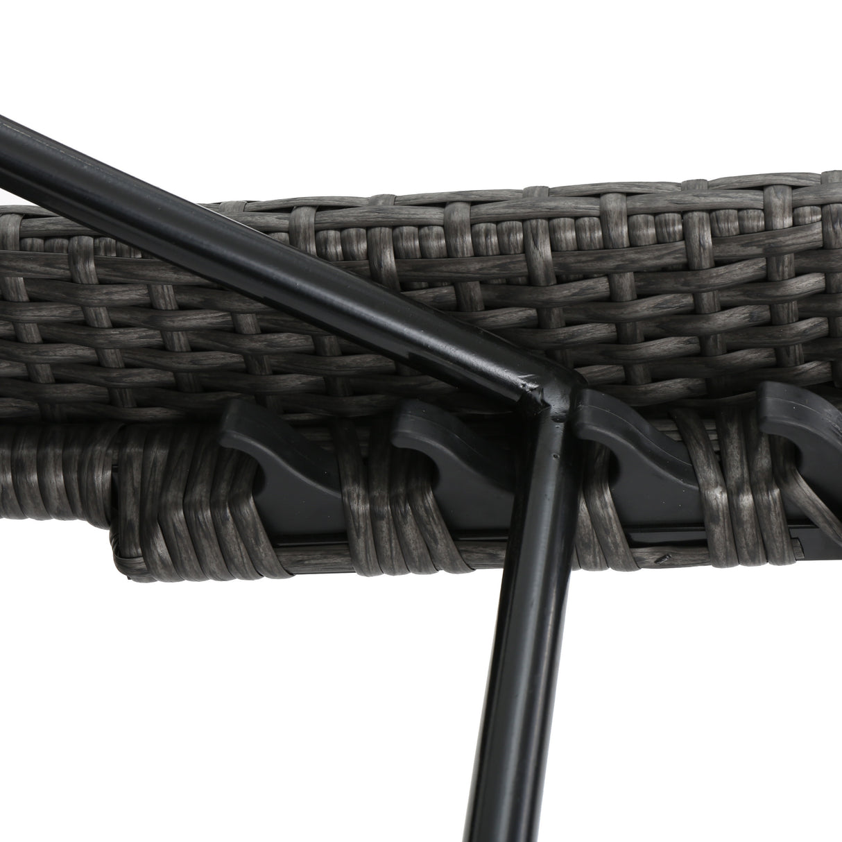 Salem wicker chaise lounge with arm (set of 2) by christopher knight home