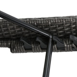 Salem wicker chaise lounge with arm (set of 2) by christopher knight home