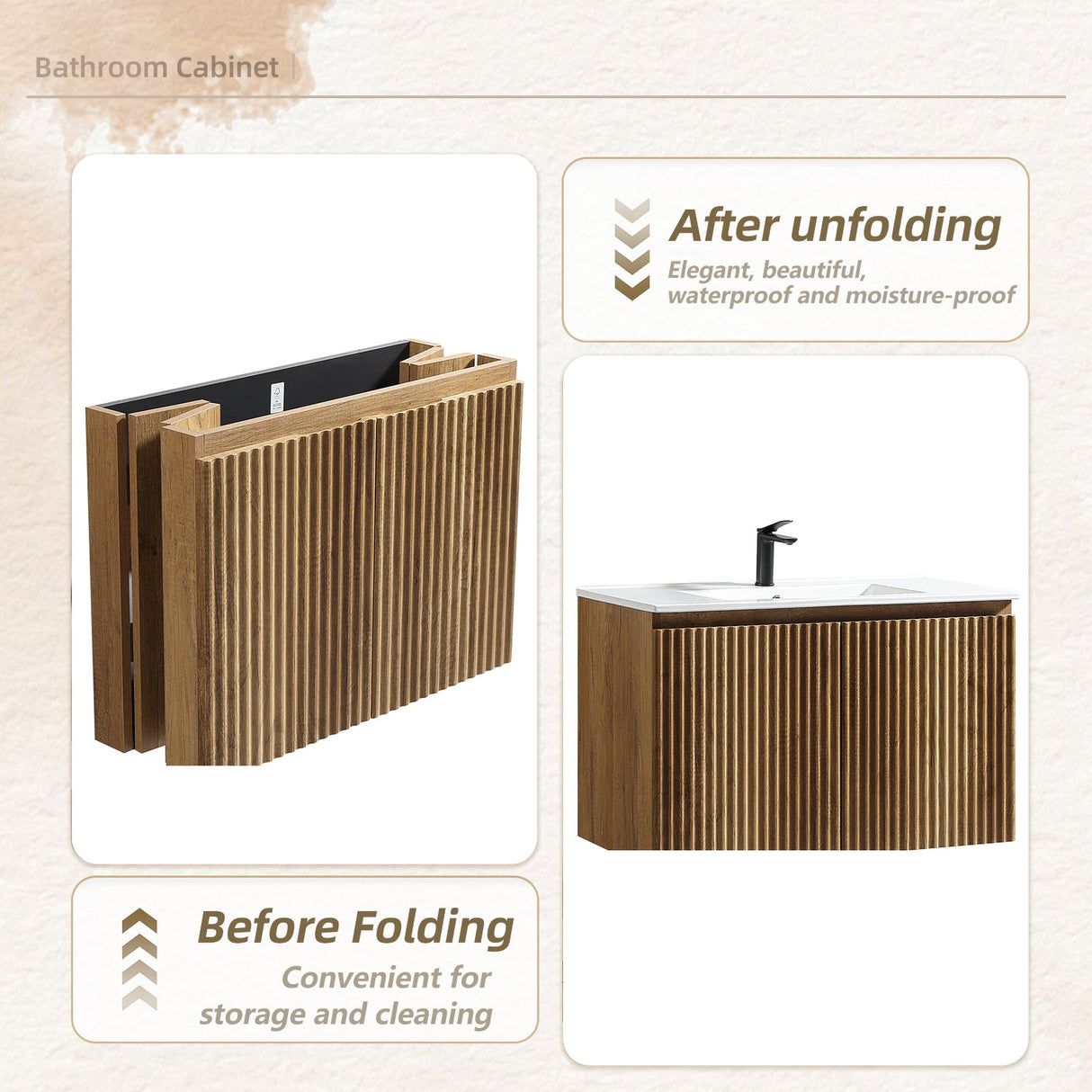 30inch Gloden Bathroom Vanity