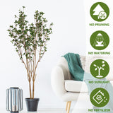 5.2FT Artificial Tree Graceful Evergreen Faux Plant
