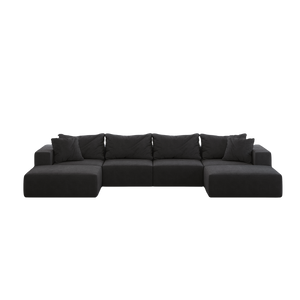 Oversized Sponge Cloud Sofa - Modern Sectional Couch Set