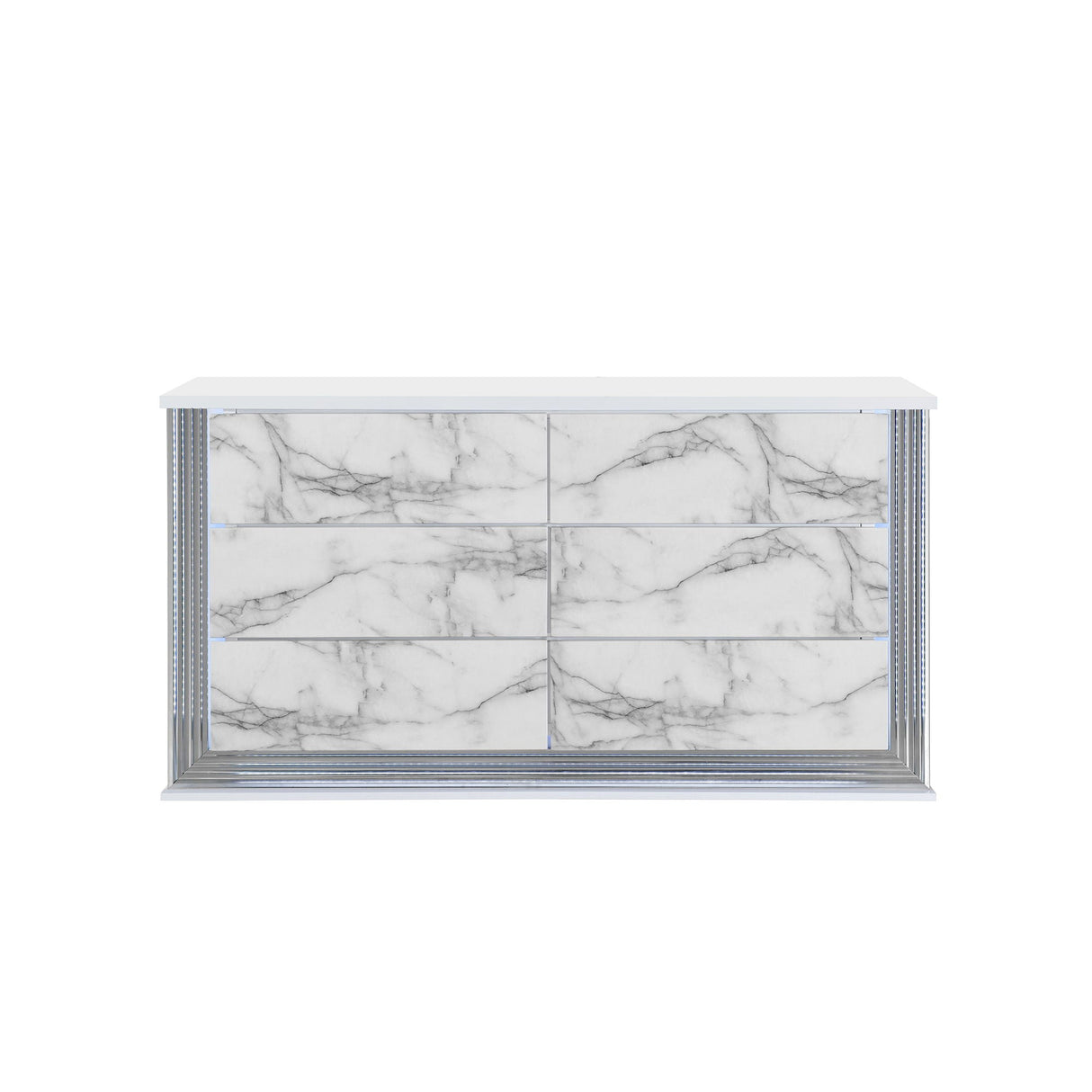 Moon - Dresser With LED Lighting - Marble