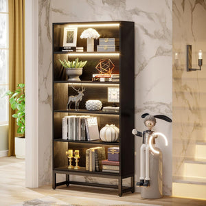 5 Tier Heavy Duty Bookshelf For Living Room
