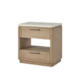 Ashborne Oak Veneer 2-Drawer Nightstand