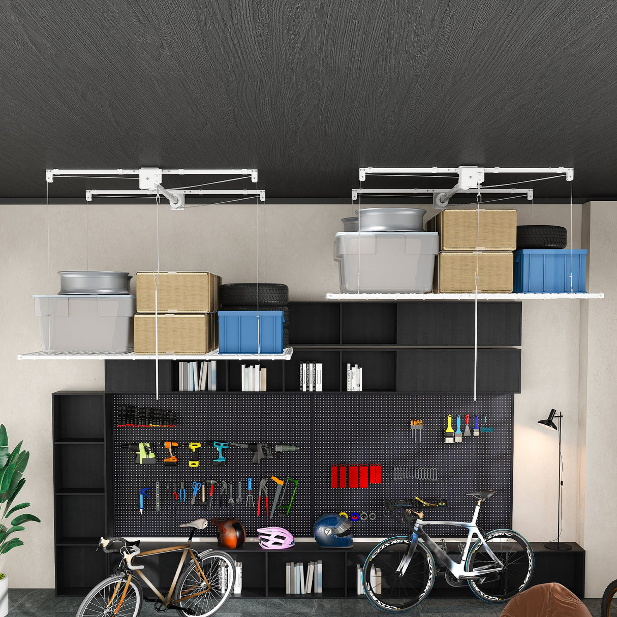 Overhead Garage Storage Rack - 4x8 FT
