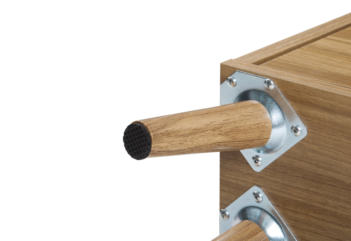 Japandi Narrow Shoe Cabinet with 2 Flip Drawers
