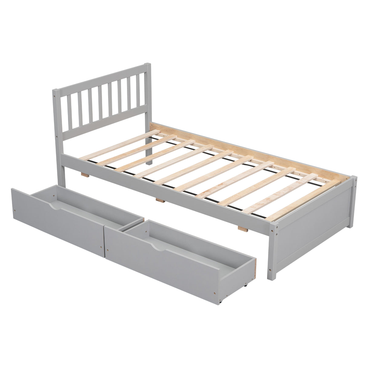 The Modern Storage Twin Bed Frame – Streamlined Design Meets Practical Elegance