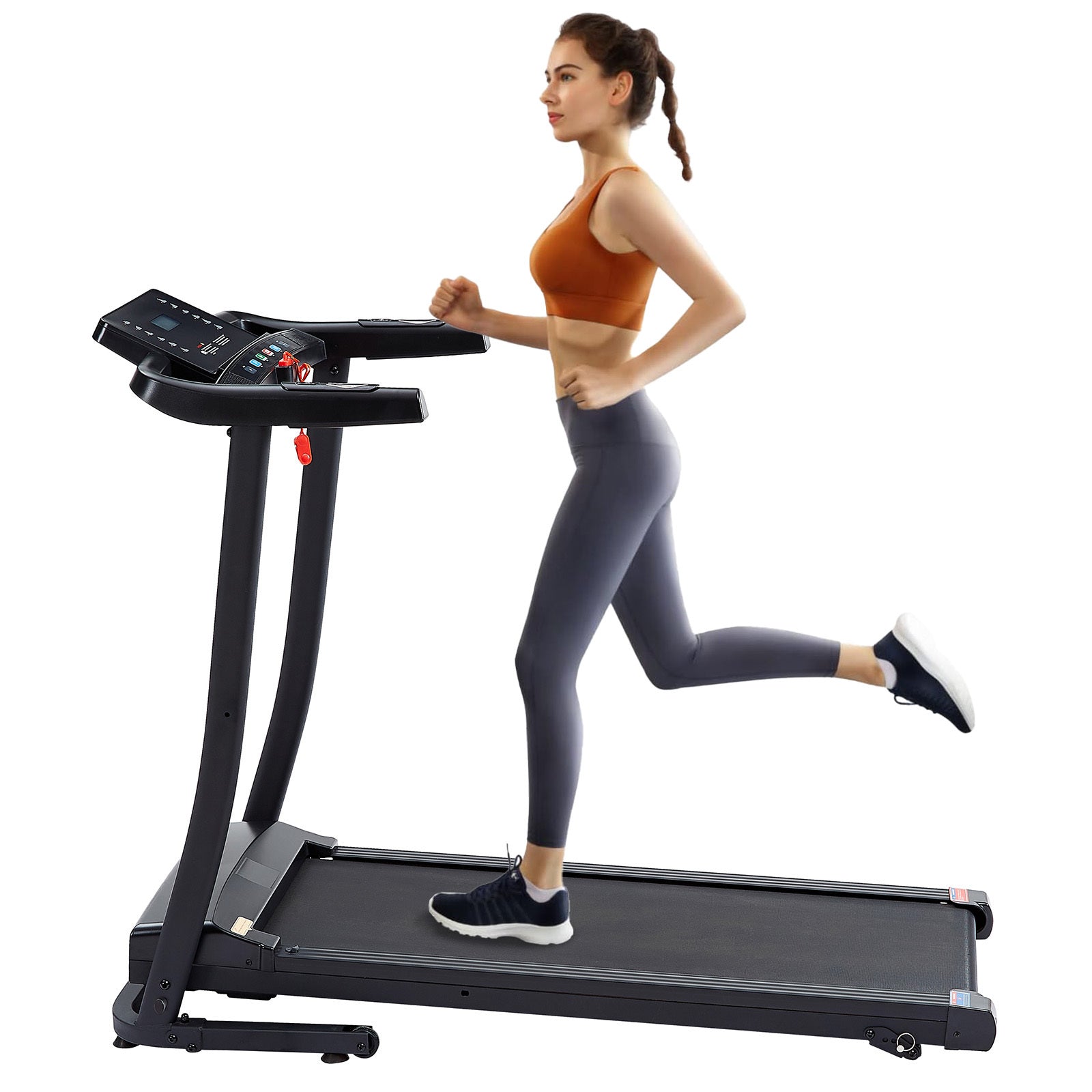 Treadmill-2.5-HP-folding-treadmill,-easy-to-move,-with-3-speed-incline-adjustment-and-12-preset-programs,-3-countdown-modes,-heart-rate,-Bluetooth,-etc.,-suitable-for-home-and-gym-use-