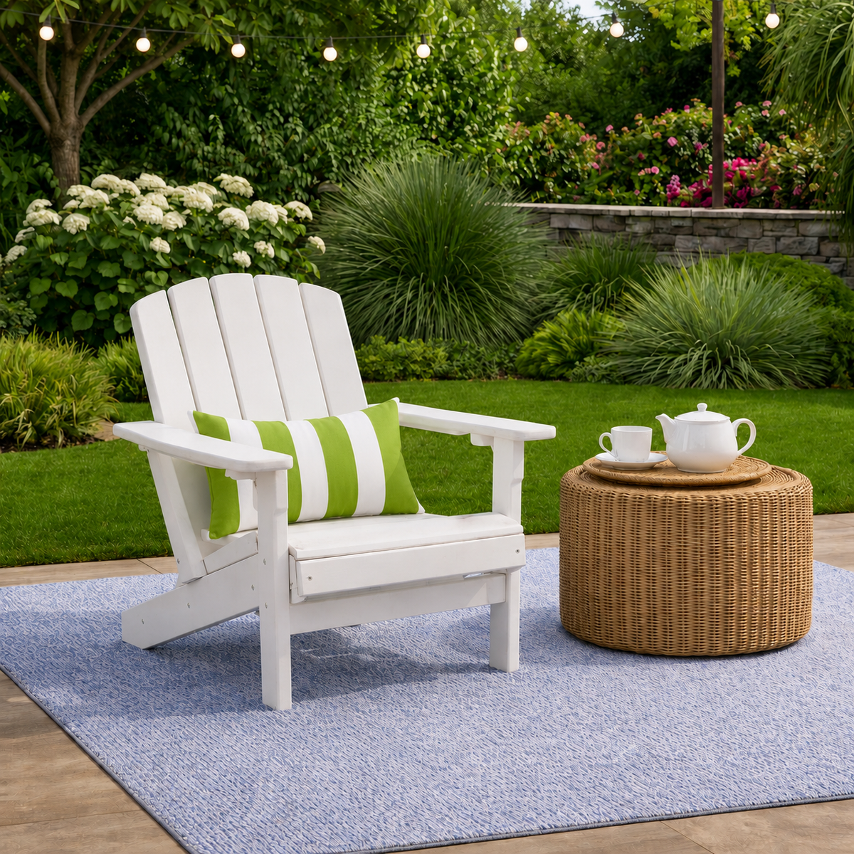 2 Pack Outdoor Lumbar Pillow Covers - 12x20 Inch
