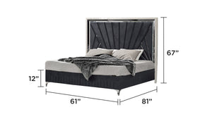 Lavita Modern & Contemporary 5 Pc Queen Upholstered Bedroom Set