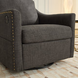 Cooper Ultimate Swivel Lounge Chair With USB Charging