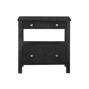 Danielle - 2 Drawer Nightstand - Black