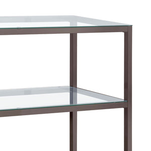Weston - 2 Shelf Entryway Console Table - Black