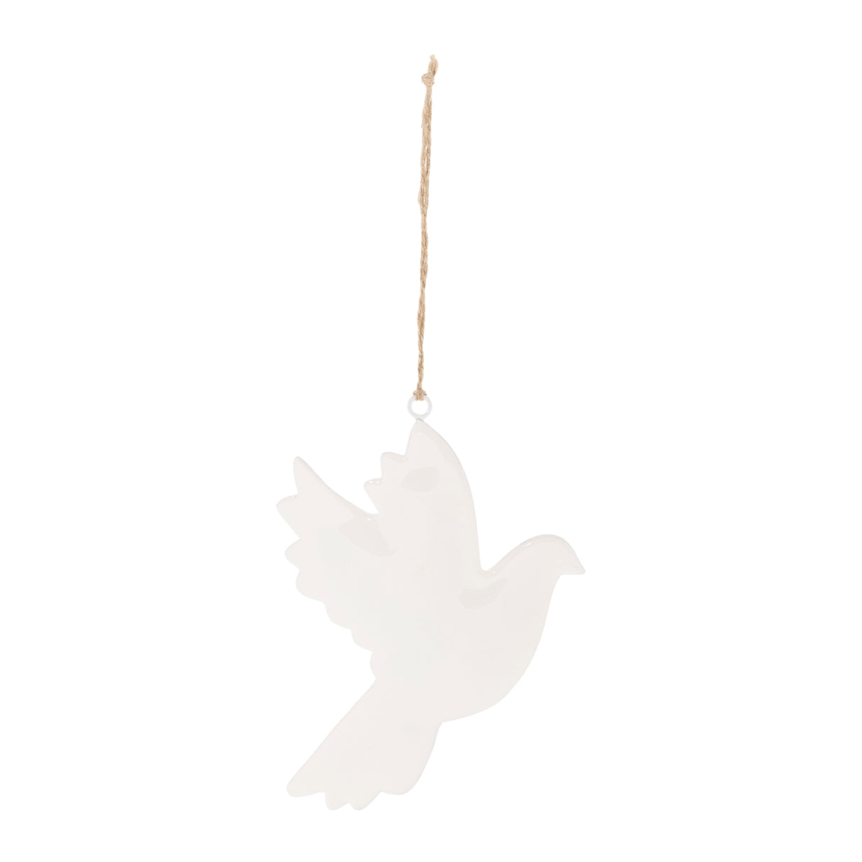 Metal Dove Bird Ornament (Set of 6)