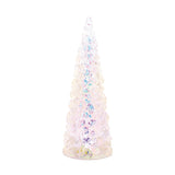 Iridescent LED Pine Tree 13.5"H